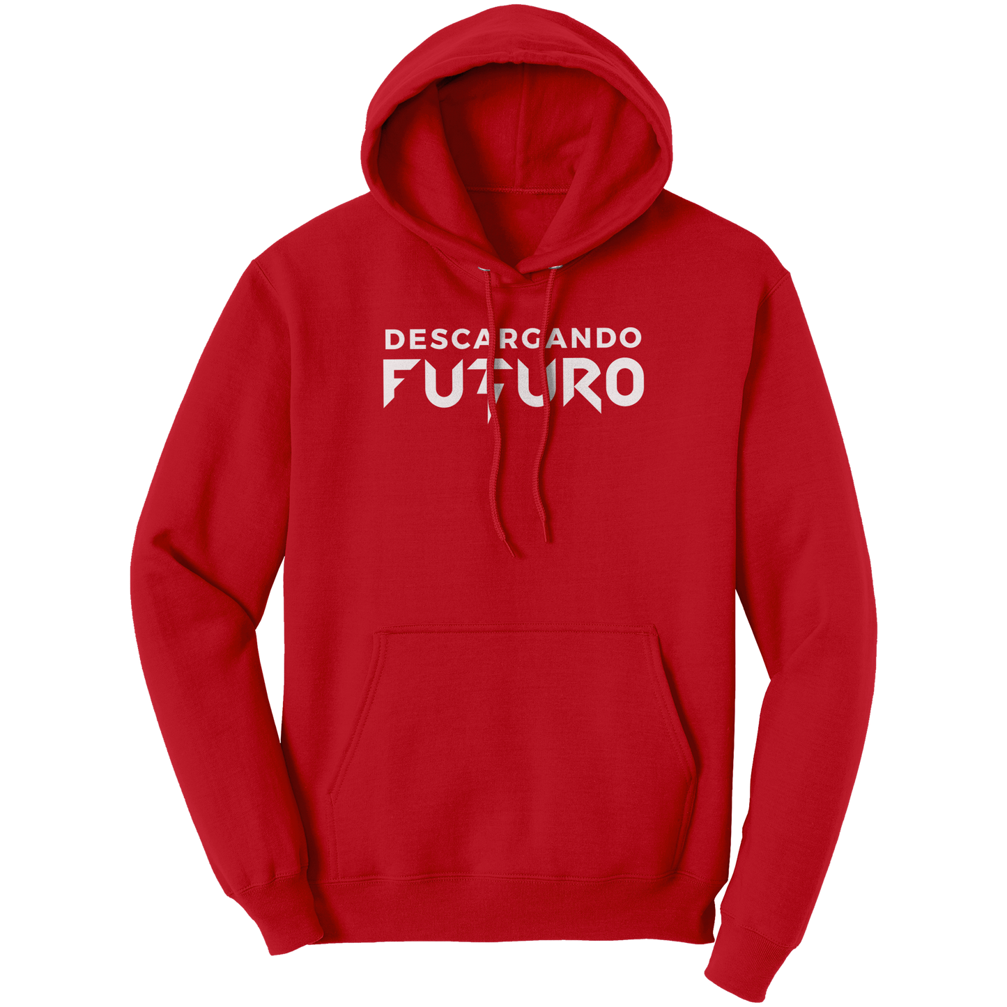 Hoodie_-_Descargando_Futuro_Red_Front_Mockup.png