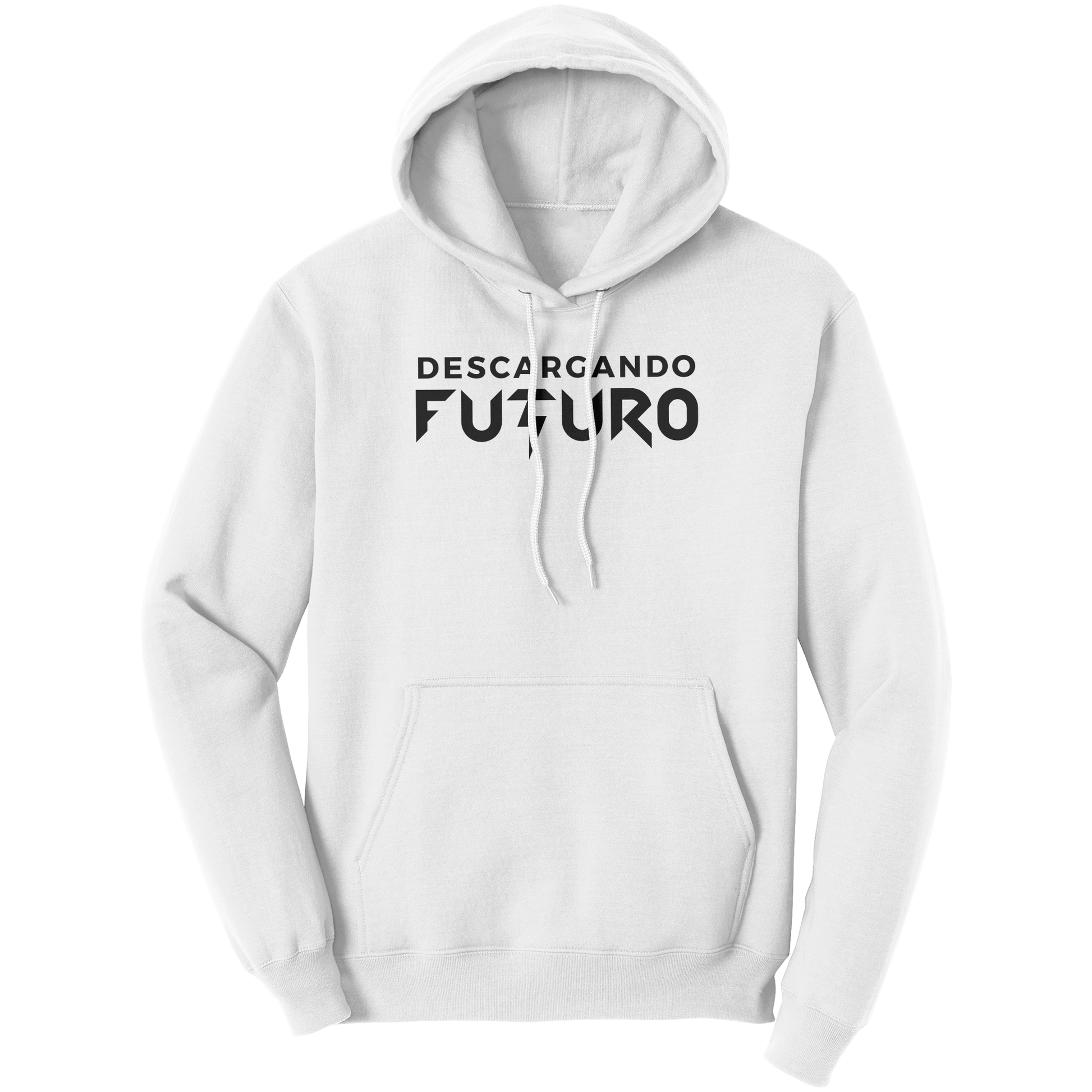 Hoodie_-_Descargando_Futuro_White_Front_Mockup.png